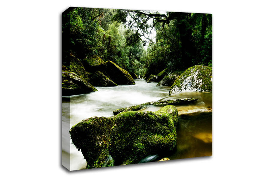 The River Flow Canvas Wall Art