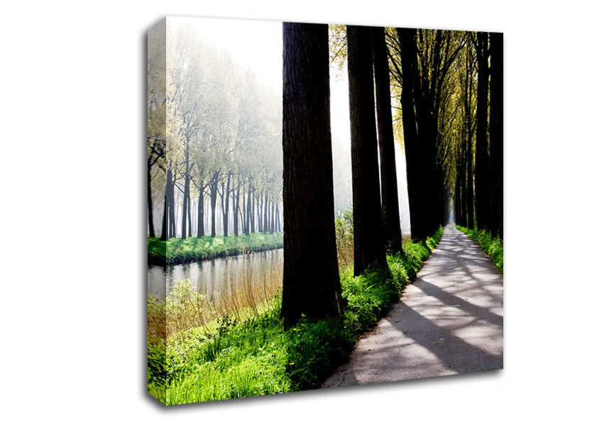 The River Pass Canvas Wall Art