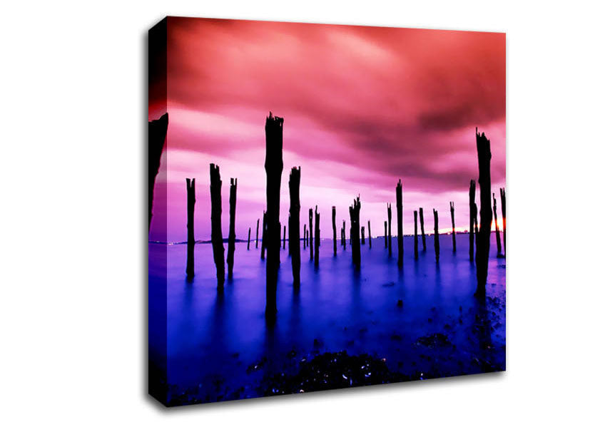 Surreal Lake Skies Canvas Wall Art