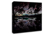 Abstract Neon Landscape 13 Canvas Wall Art