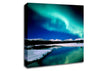Northern Lights Lake View Canvas Wall Art