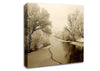 Winter Wonderland Sepia Canvas Wall Art