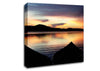 Rowing Boats At Dawn Canvas Wall Art