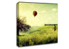 Hot Air Balloon Ride In The Countryside Canvas Wall Art