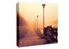 Foggy Fall Day Canvas Wall Art