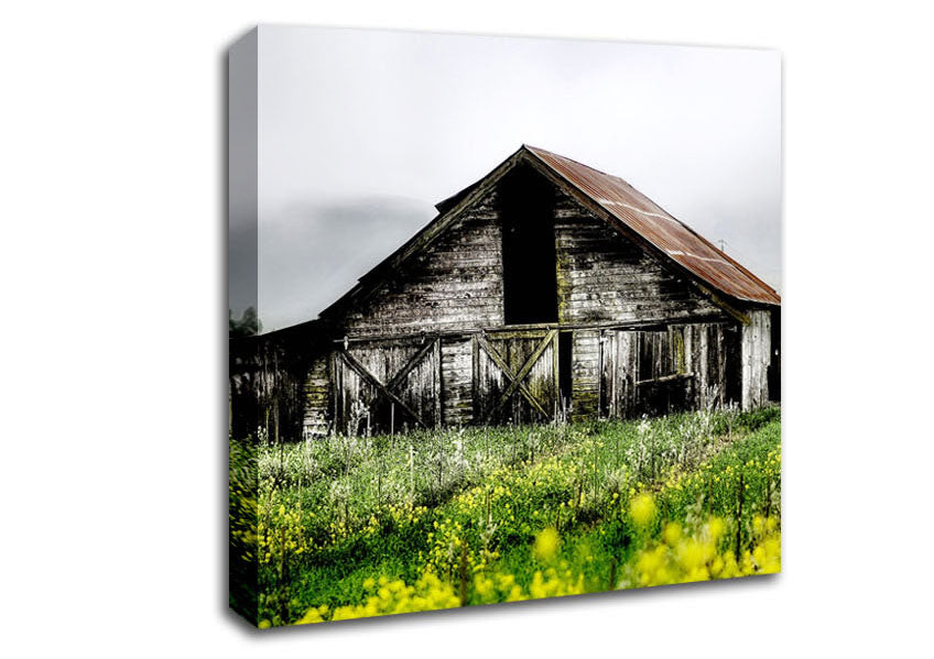 Old Barn Canvas Wall Art
