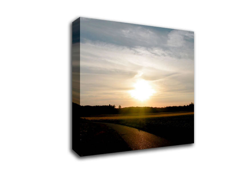 Road To The Sun Canvas Wall Art