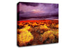 Storm Over Desert Canvas Wall Art