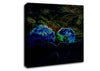 Neon Skyline Canvas Wall Art
