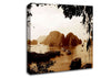Paradise Beyond Sepia Canvas Wall Art
