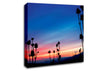 Red Winter Sky Near Dusk Canvas Wall Art