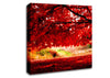 Red Autumn Tree Canvas Wall Art