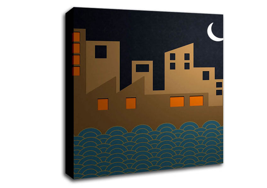 Life In Technic Colour Canvas Wall Art