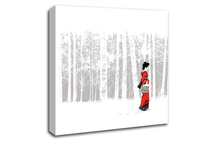 Geisha Canvas Wall Art