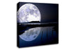 Full Moon Reflection Canvas Wall Art