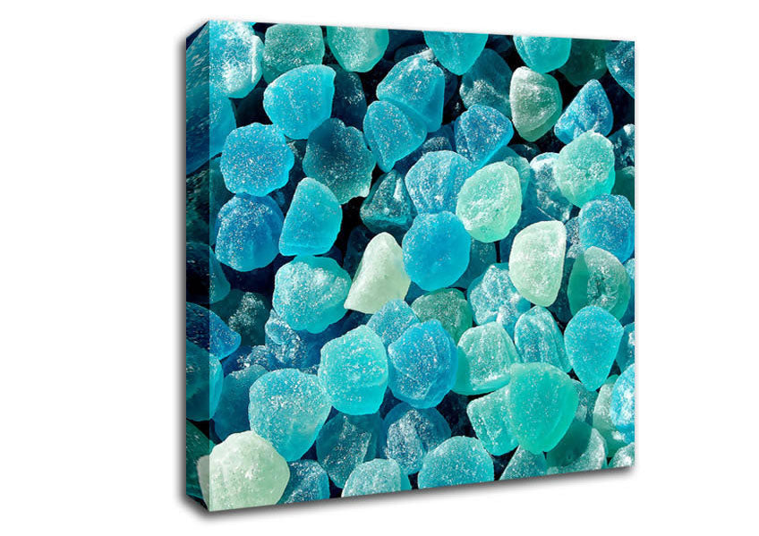Blue Jelly Canvas Wall Art