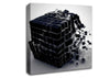 Exploding Cube Canvas Wall Art