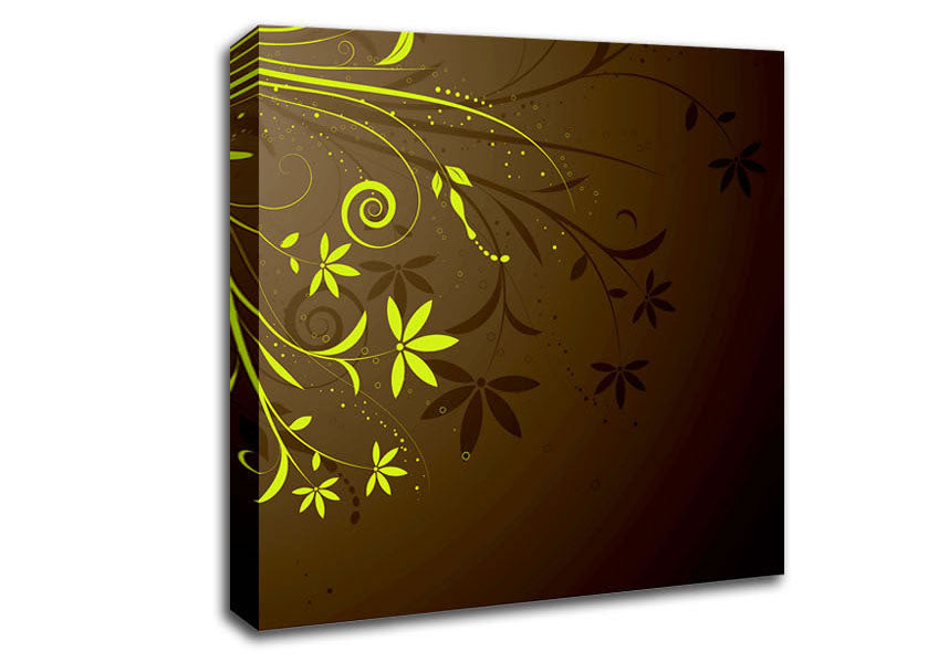 Green Vines Canvas Wall Art