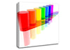 Rainbow Tubes Canvas Wall Art