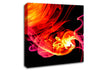 Orange Fireflies Canvas Wall Art