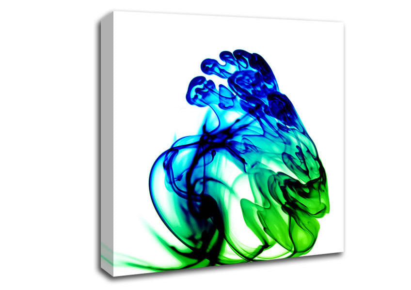 Movement Of Smoke Canvas Wall Art