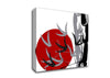 Red Sun Burn Canvas Wall Art