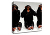 Three Wise Monkeys Canvas Wall Art