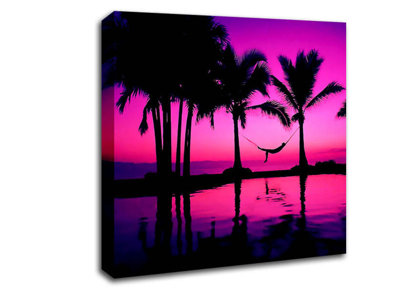 Dreaming Wonderland Pink Purple Canvas Wall Art