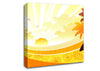 Sunshine Surfer Canvas Wall Art
