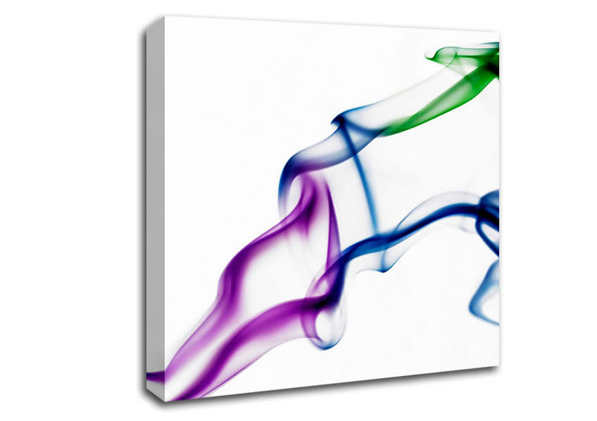Multi-Coloured Smoke Canvas Wall Art
