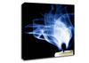 Candle Smoke Canvas Wall Art