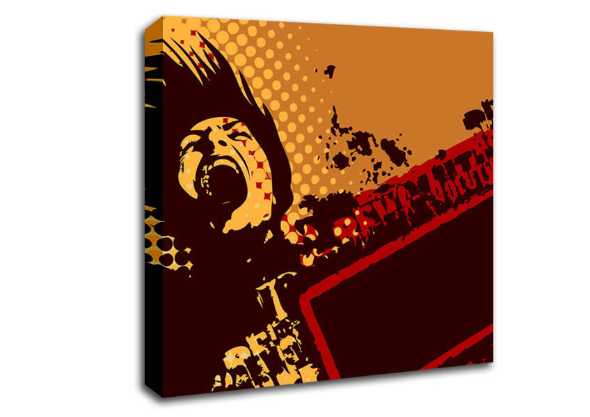 Scream Delight Canvas Wall Art