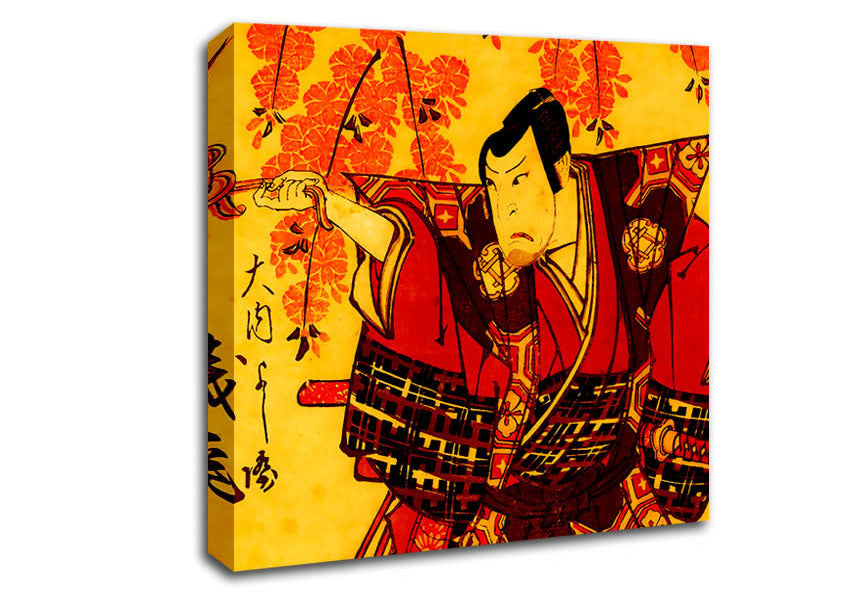 Japanese Warrior Canvas Wall Art