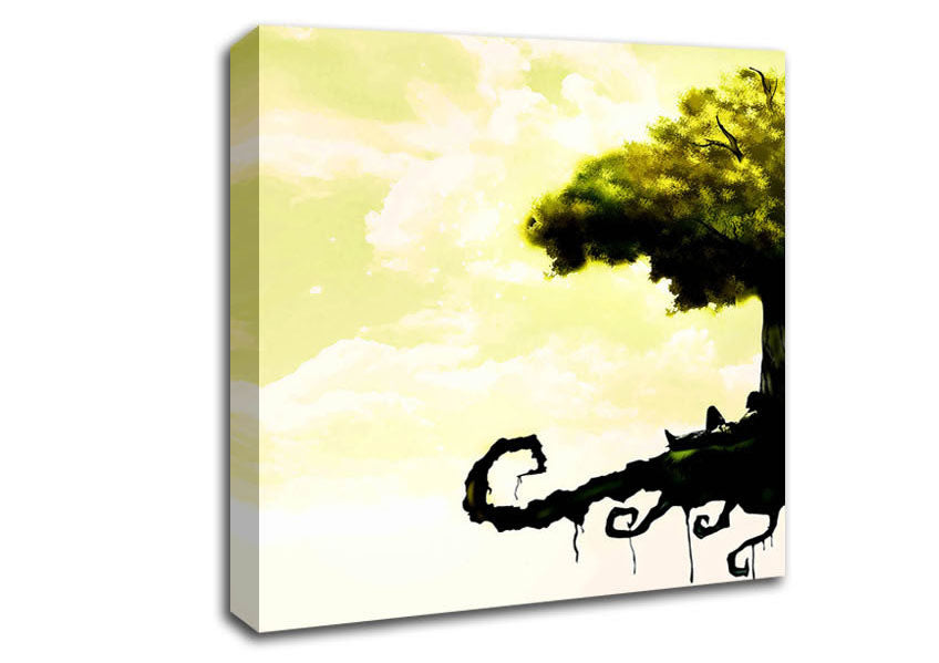 Floating Tree Canvas Wall Art