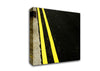 Yellow Twins Canvas Wall Art