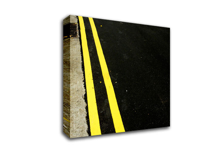 Yellow Twins Canvas Wall Art