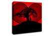 Lovers At Love Tree Canvas Wall Art