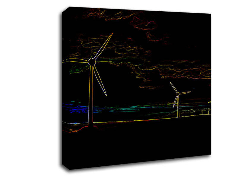 Wind Farm 02 Canvas Wall Art