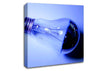 Lightbulb Blues Canvas Wall Art