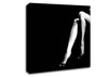 Sexy Legs Black Canvas Wall Art