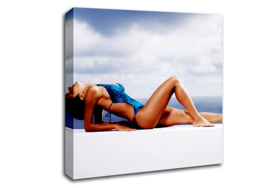 Beach Body Perfect Canvas Wall Art