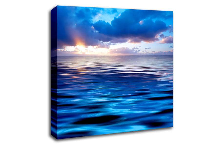 The Ocean At Daybreak Canvas Wall Art