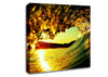 Surfers Sun Wave Canvas Wall Art