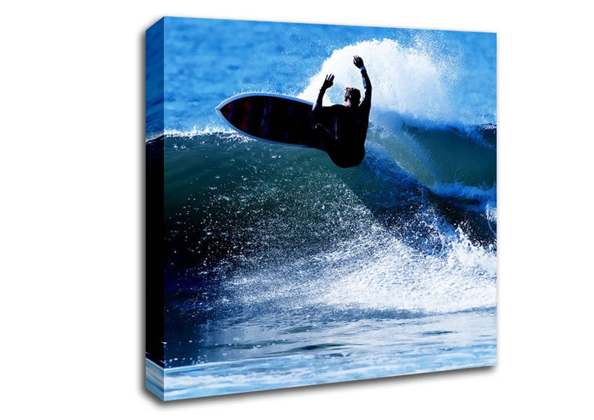 Riding The Wave Canvas Wall Art