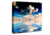 Dramatic Ocean Clouds Blue Canvas Wall Art