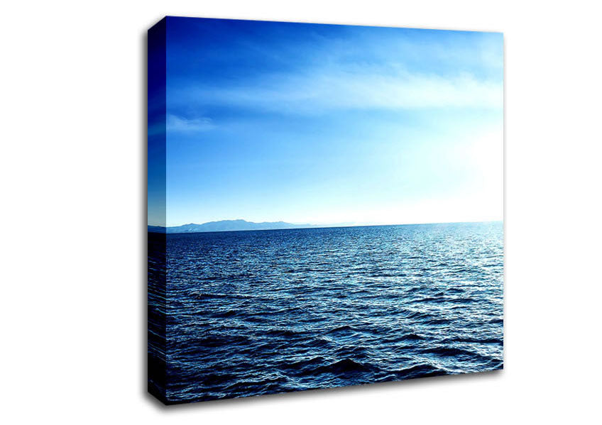 Blue Sea Canvas Wall Art