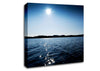 Blue Ocean Sun Canvas Wall Art
