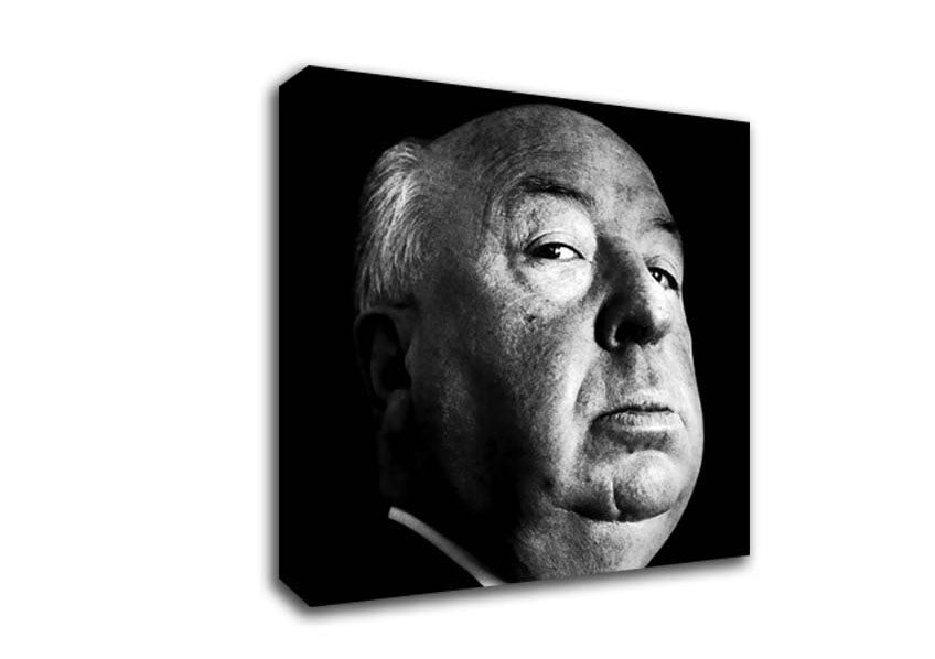 Alfred Hitchcock Portrait Canvas Wall Art