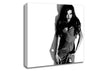 Angelina Jolie Dress B n W Canvas Wall Art
