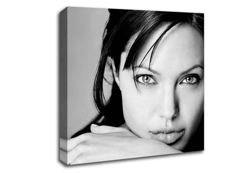 Angelina Jolie Intimate Canvas Wall Art